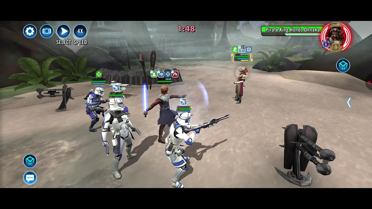 [Arena] GAS-501st (L15 Rex FDC) vs. PKHO/Vane/Hondo/SM-33/Q (L9 Quiggold, wordy L6, 185% AP)