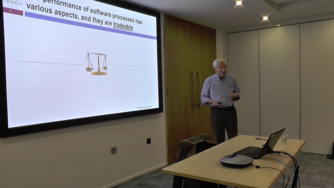 BCS APSG - The COSMIC method of software sizing by Charles Symons on 12th April 2018