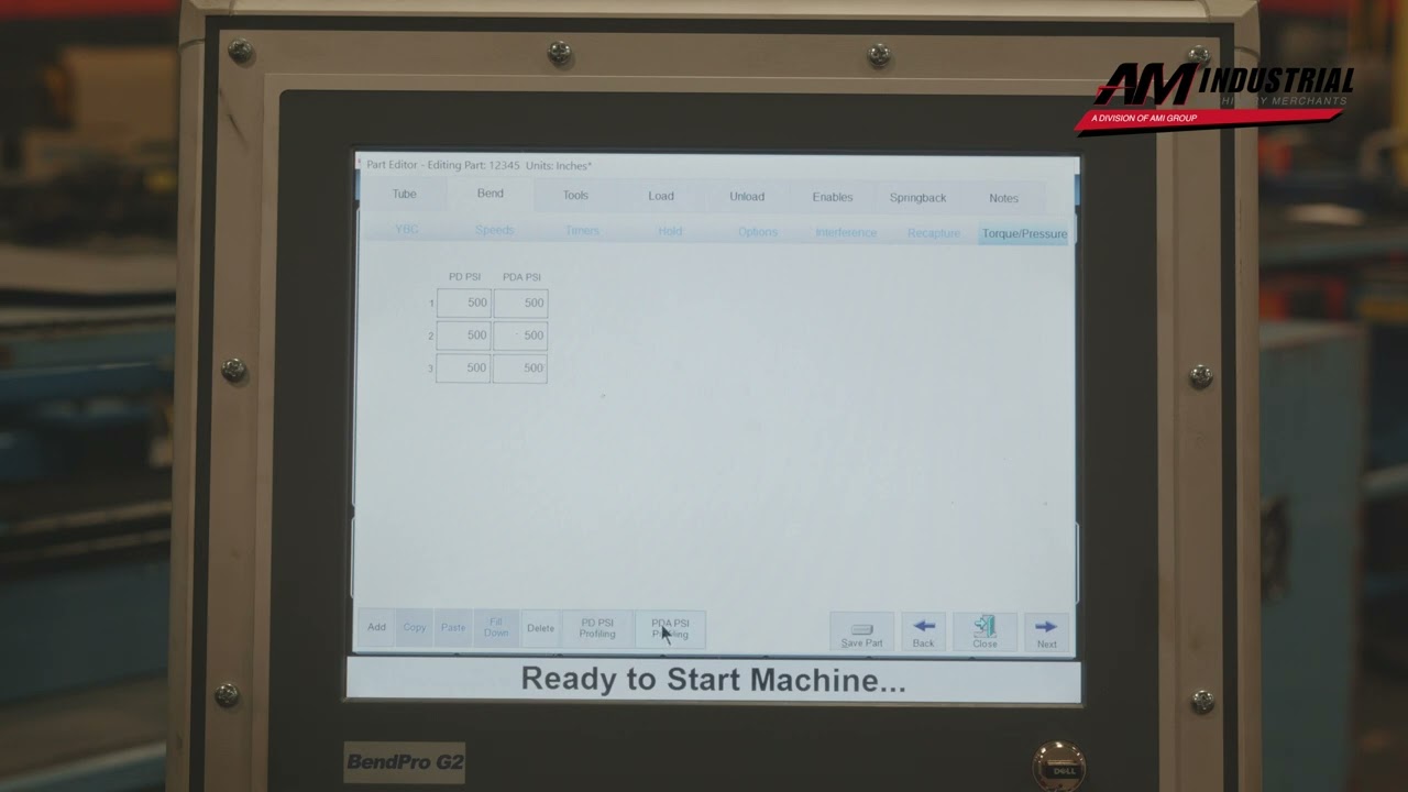 How to: Program a Bend Pro Screen