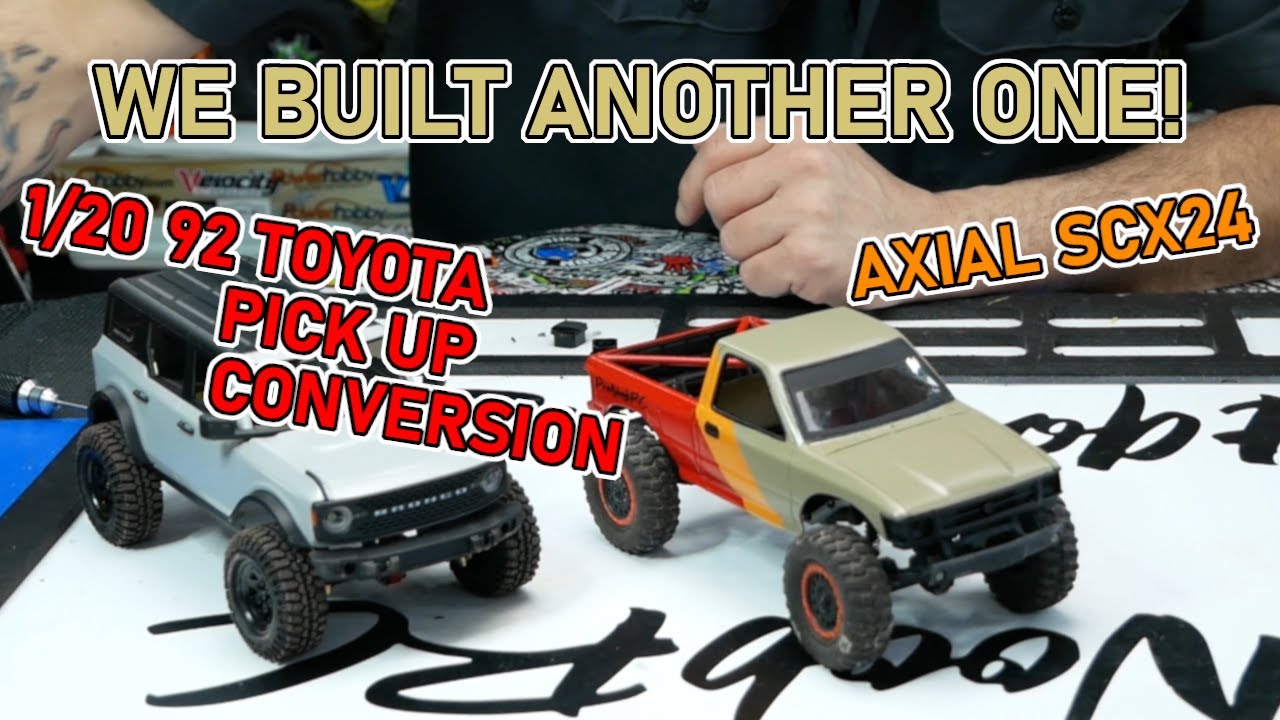 AXIAL SCX24 - 1/20 92 TOYOTA PICK UP HARDBODY CONVERSION