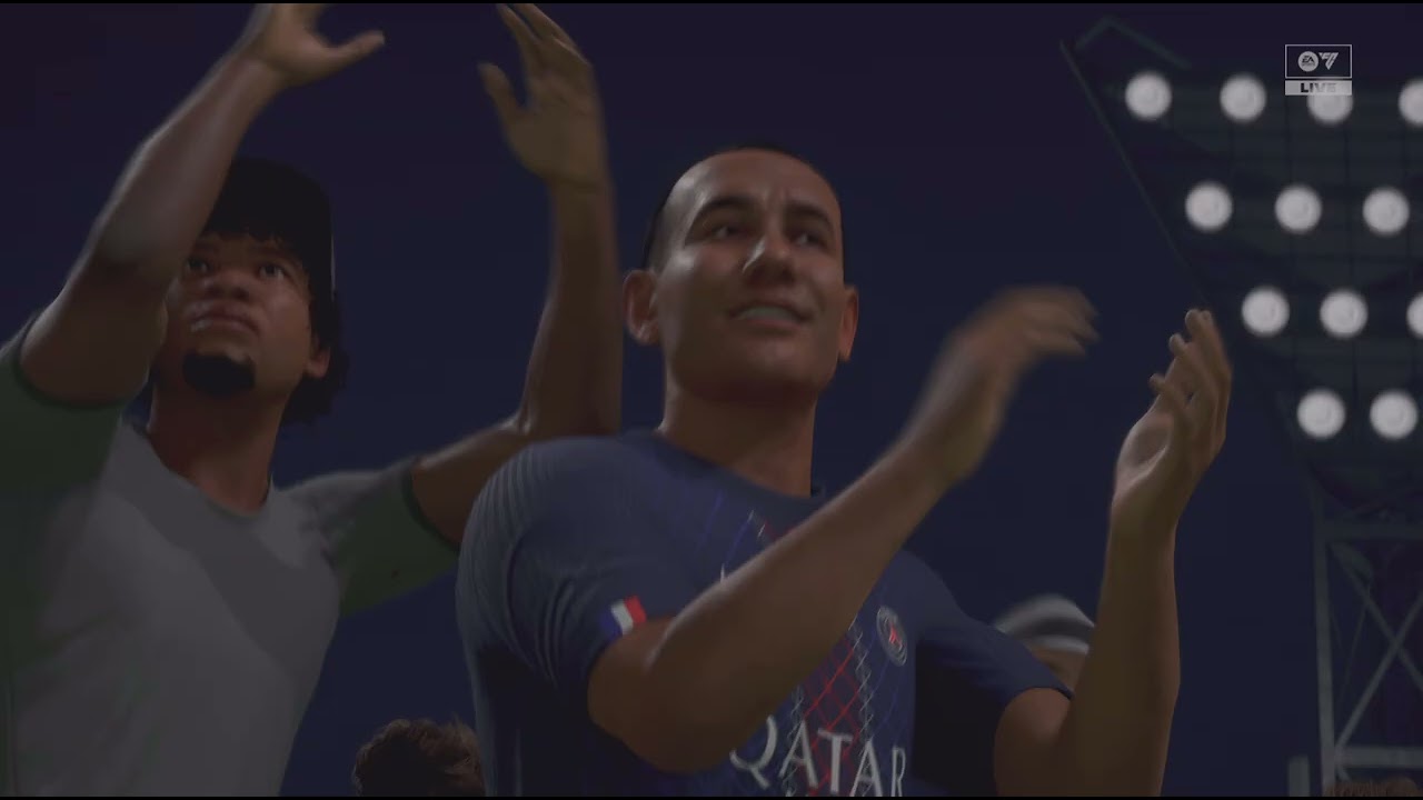 Champions League MONACO VS PSG #championsleague #psg #monaco #gaming #fc26 score 