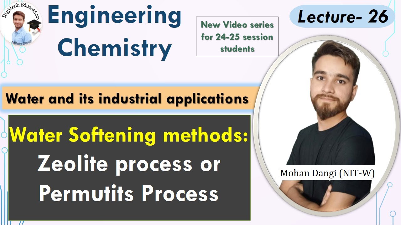 Lect.-26:Water Technology |Zeolite process |Permutits process| #engineeringchemistry #watertreatment
