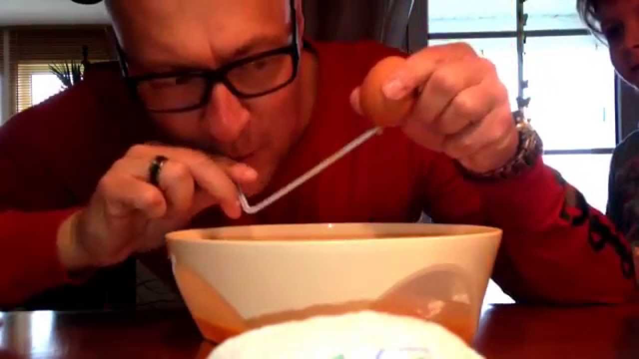 Trick zum Ostereier ausblasen