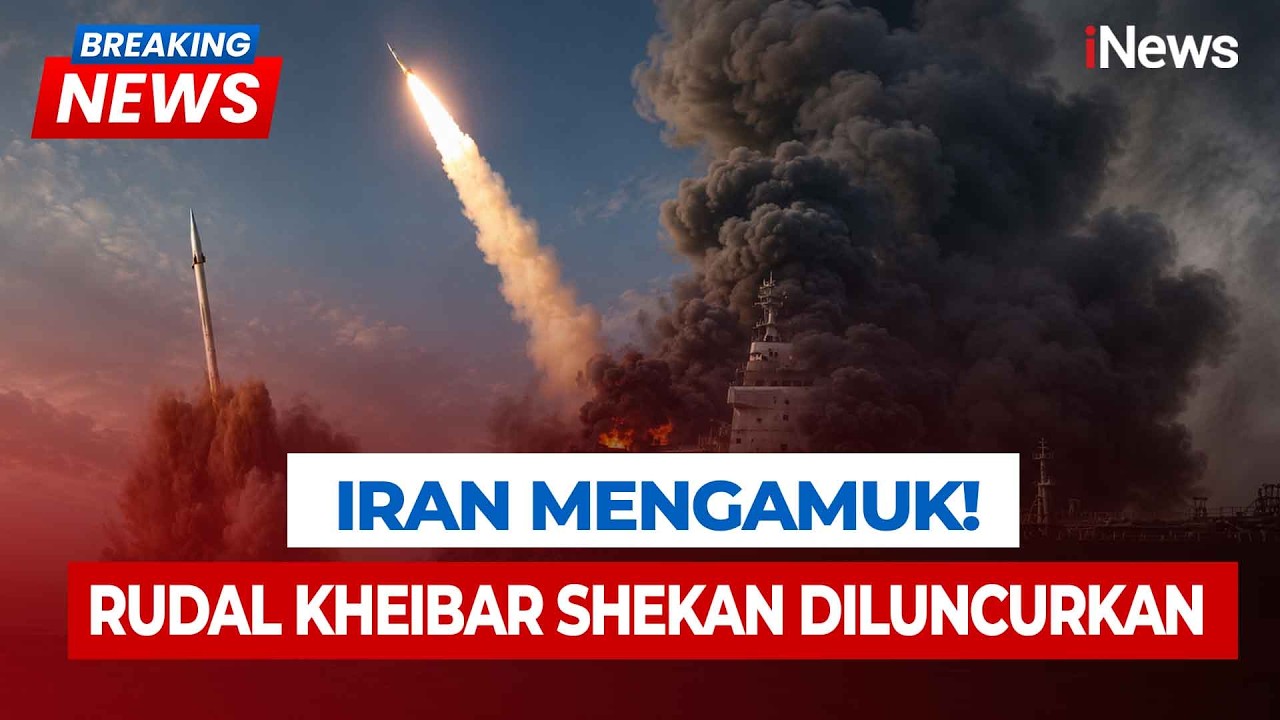 Perang Membara! AS Serang Iran 10 Hari Beruntun, Teheran Balas dengan Rudal Kheibar Shekan