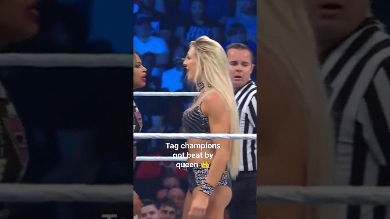 New Women tag champion vs The queen & EST #wwe #smackdown