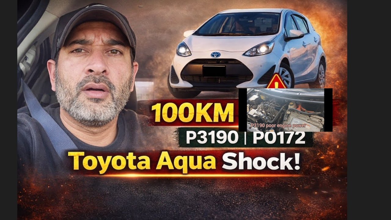 #p0172 #p3190 #Problem solutions #Toyota Aqua Hybrid 