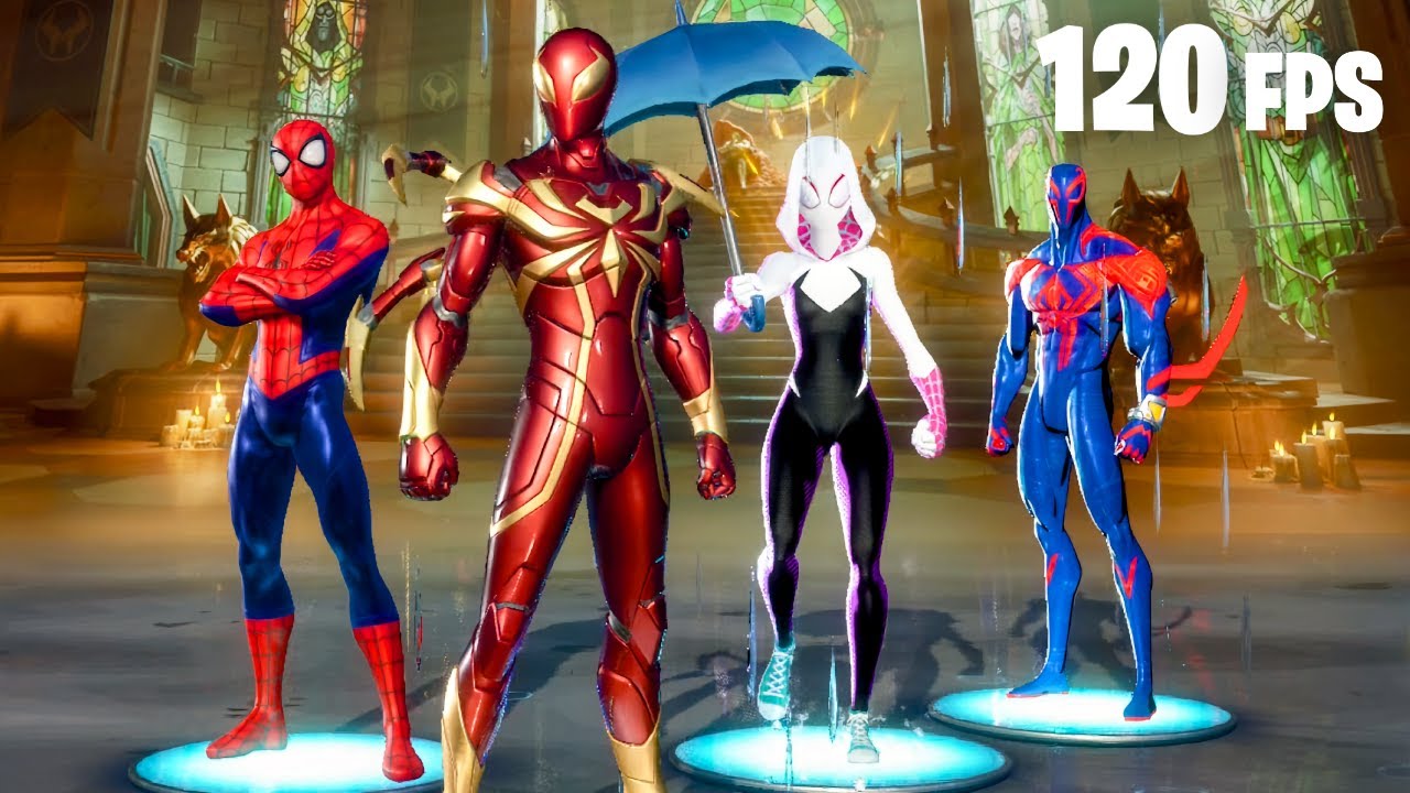IRON SPIDER Multiverse Squad! - Fortnite Zero Build Squads