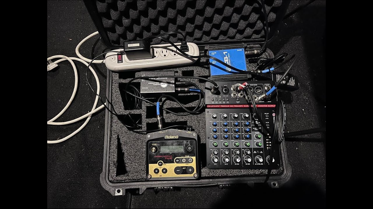 IEM Setup with TM-2 for live performance