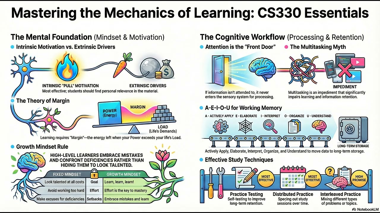 CS330 Class 2 (part 2) Podcast: Upgrade Your Brain’s Learning Operating System