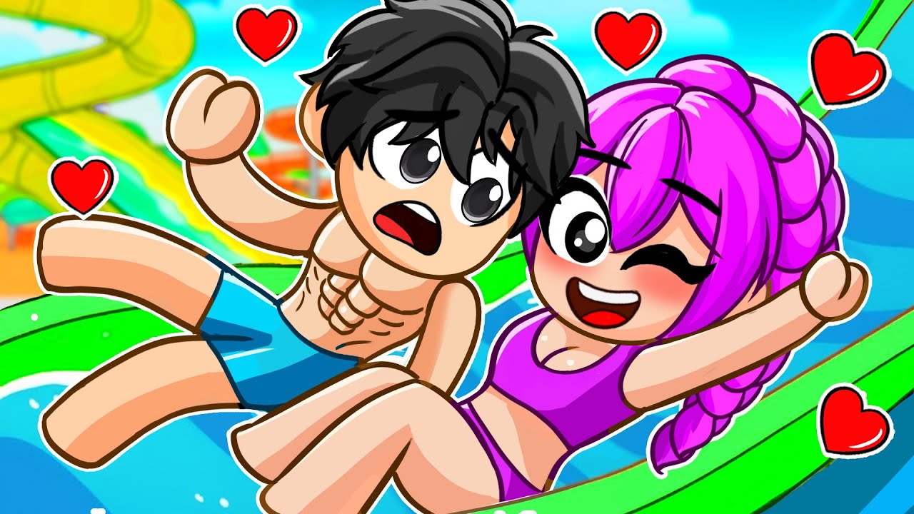 JINU KISSES RUMI AT A POOL PARTY IN ROBLOX?!