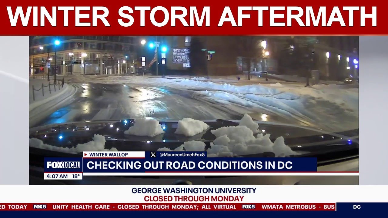 DMV digs out after snowstorm | FOX 5 AT 4AM