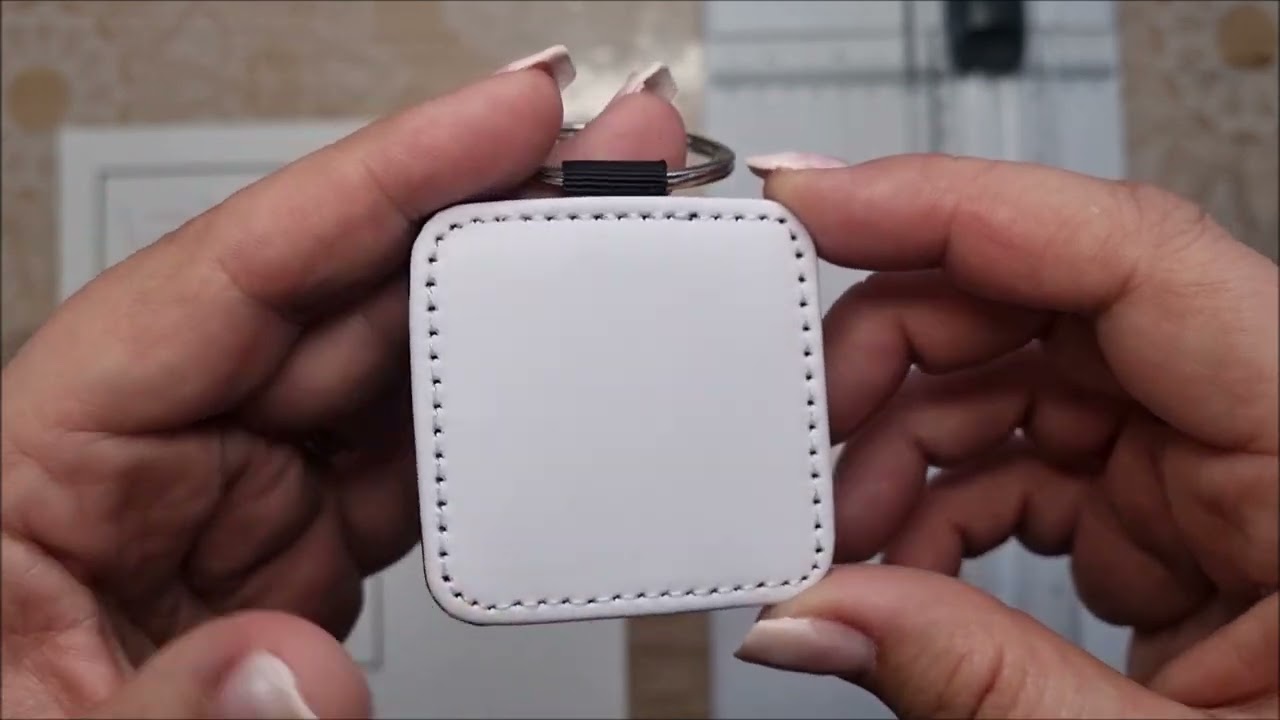 Tuto Cricut porte clé cuir sublimation