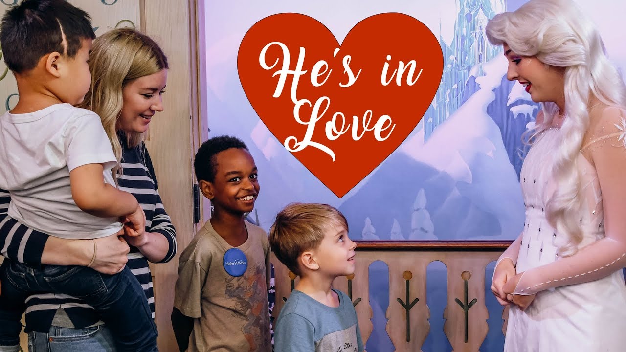 Ethan Finally Meets the Love of His Life! ❤️❄️ // Disney Make-A-Wish!
