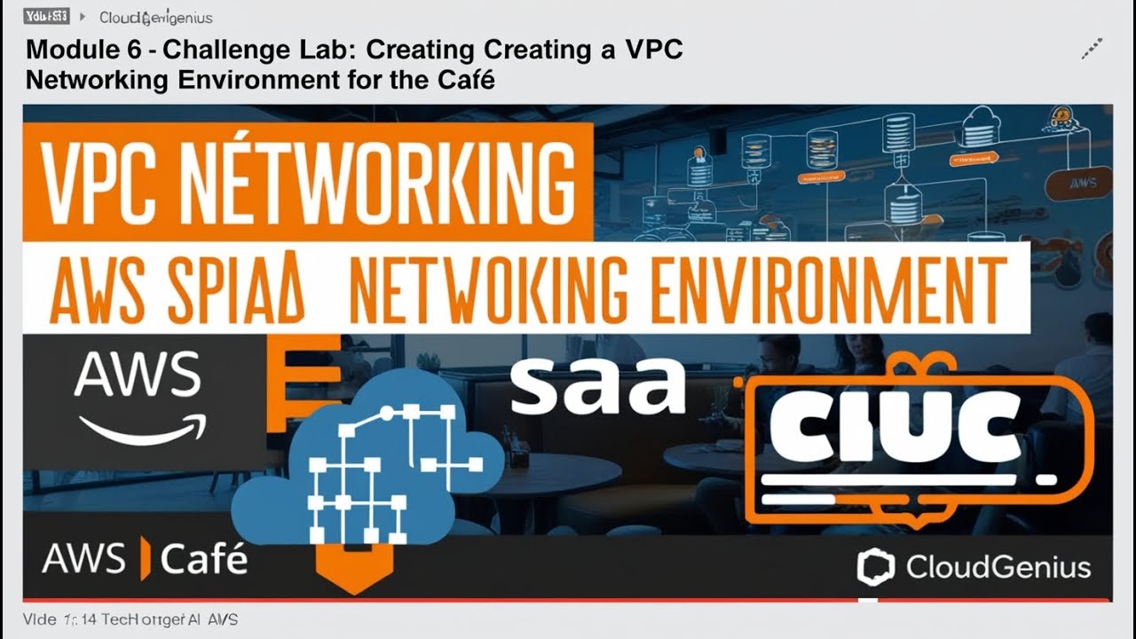 Module 6 - Challenge Lab: Creating a VPC Networking Environment for the Café | AWS SAA | ALX | 100%