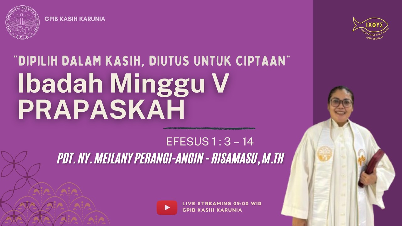 Ibadah Hari Minggu V PRAPASKAH 1 Maret 2026 | GPIB KASIH KARUNIA BANTEN