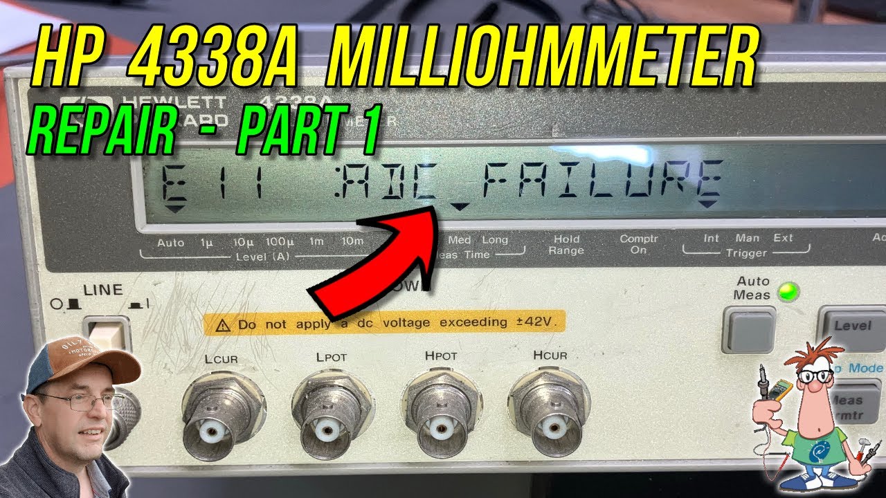 No.160 - HP 4338A Milliohmmeter Repair - Part 1