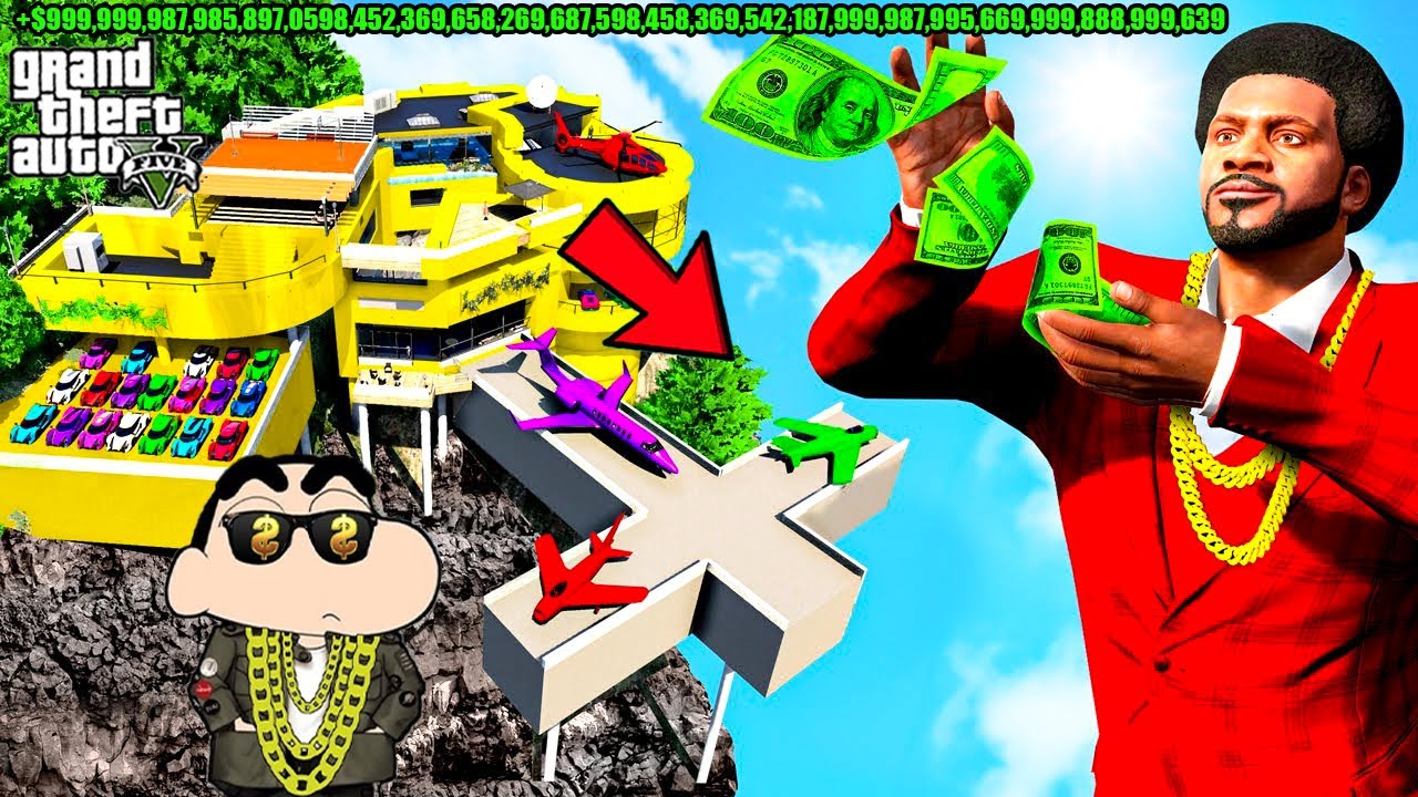 FRANKLIN GOT SUPERPOWER TO TURN EVERYTHING INTO GOLD || EVERYTHING IS FREE (PART - 2) !