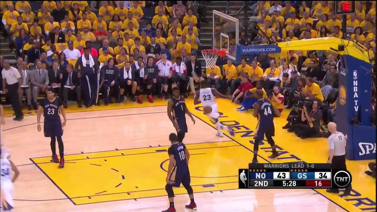 pelicans @ warriors Game 2 4-20-15