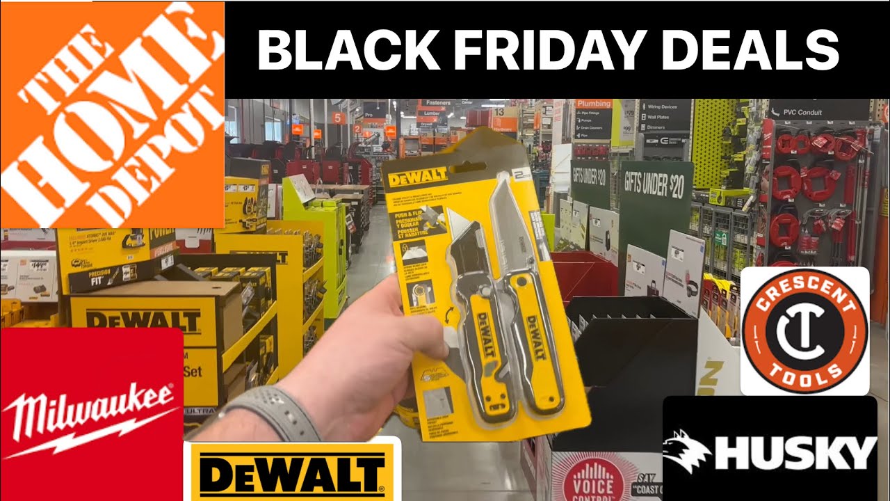 Черная пятница 2025: скидки на инструменты в Home Depot