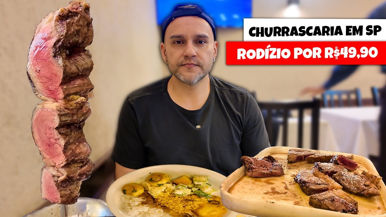 CHURRASCARIA RODÍZIO POR R$49,90 EM SÃO PAULO - CHURRASCARIA COSTELA DOURADA