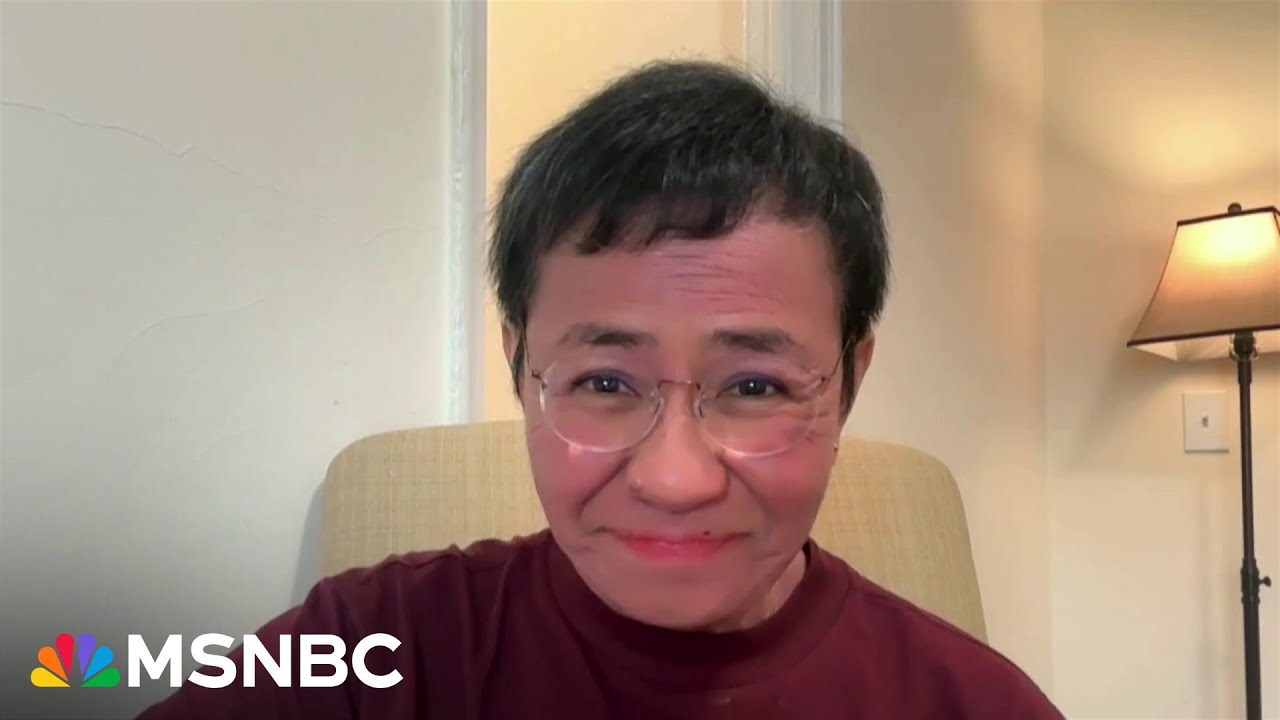 ‘Without journalism you have no democracy’: Nobel Prize winner Maria Ressa’s warning