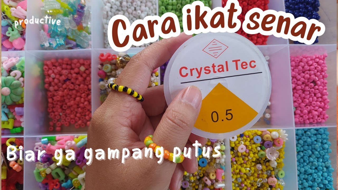 CARA IKAT SENAR ELASTIS | SUPAYA GA GAMPANG PUTUS DAN AWET