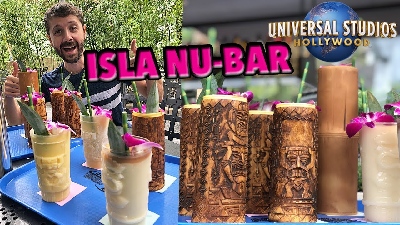 Trying EVERY Drink at Isla Nu-Bar at Universal Studios Hollywood