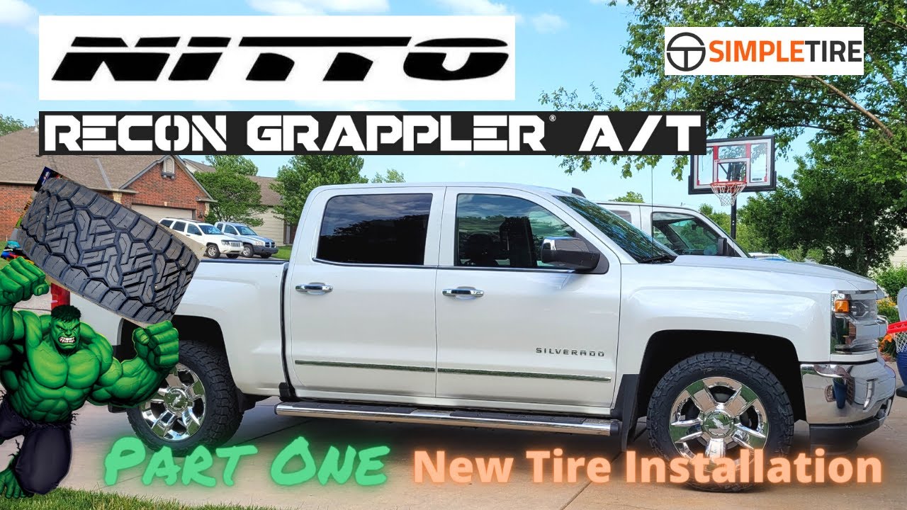 Chevy Silverado 1500 2016 LTZ 2wd Nitto Recon Grappler Install & Test Drive