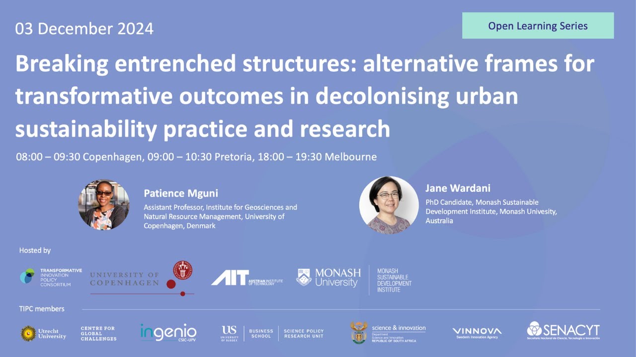 Breaking Entrenched Structures: Alternative Frames for Transformative Outcomes | 03 Dec 2024