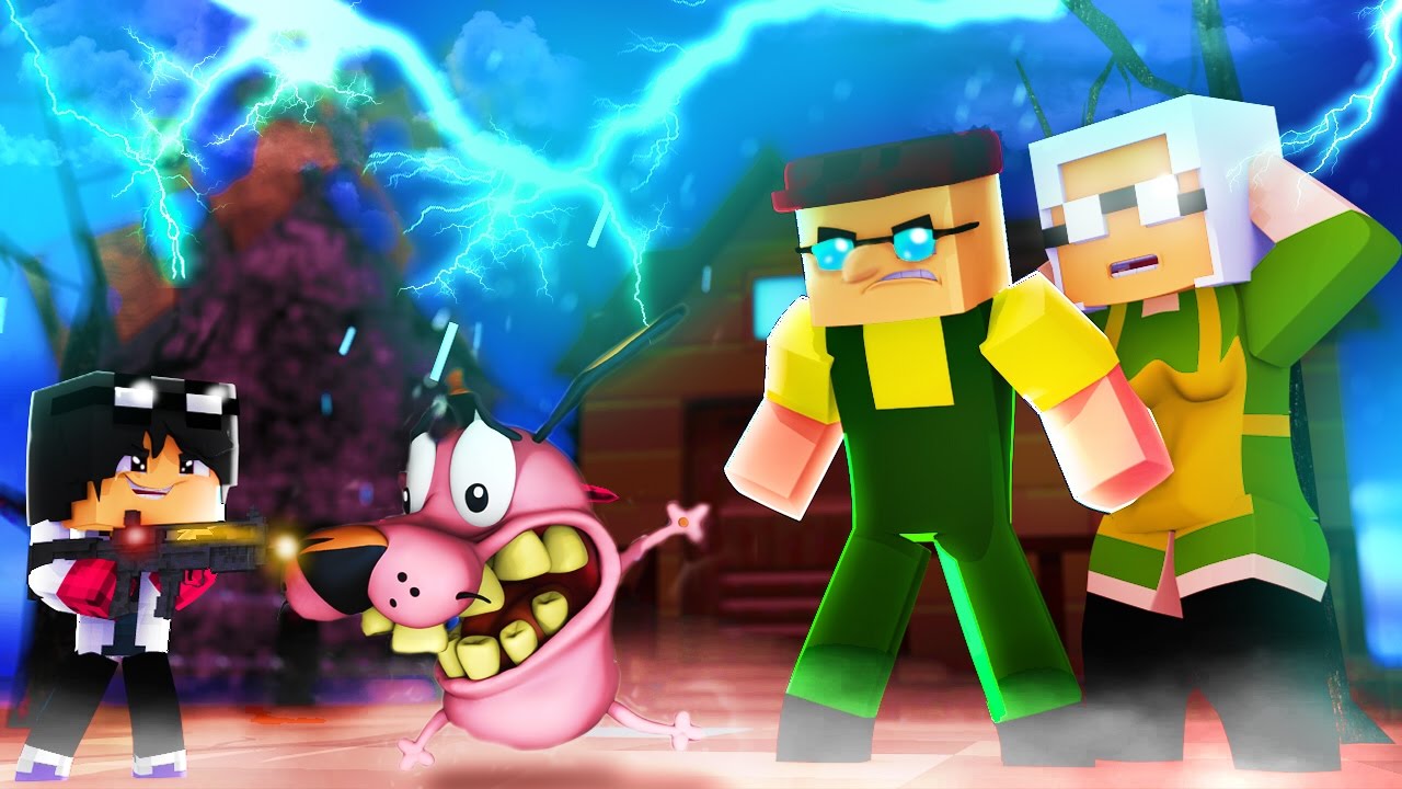 Minecraft: Who's Your Family?  A FAMÍLIA DO CORAGEM O CÃO COVARDE [ WIIFEROIZ ]