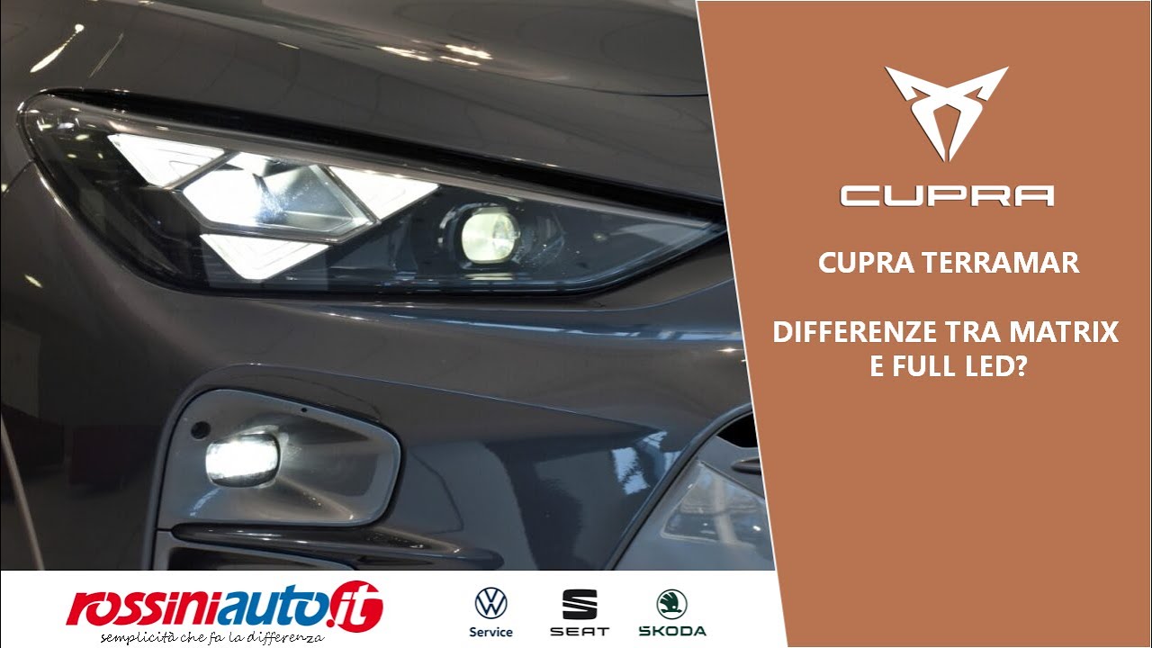 Cupra Terramar, differenze tra fari Matrix e Full Led?
