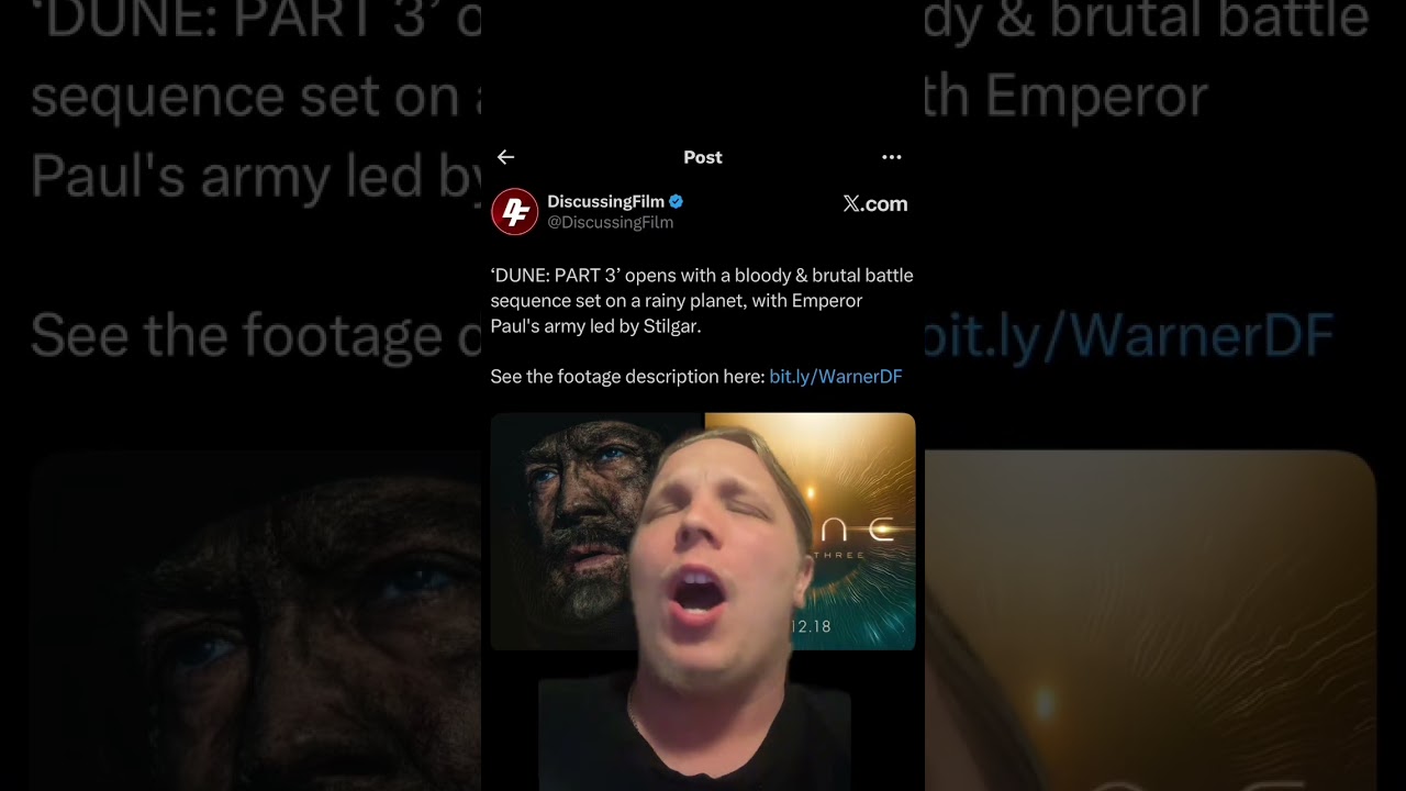Dune Part 3 NEWS #dune #timotheechalamet #dunepart3 #lisanalgaib #warnerbros #dunepartthree #fyp