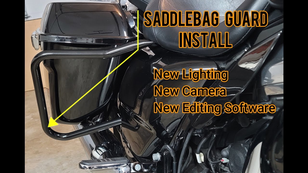 2019 FLHT Saddlebag Guard Install #howto #install #saddlebag  #electraglidestandard
