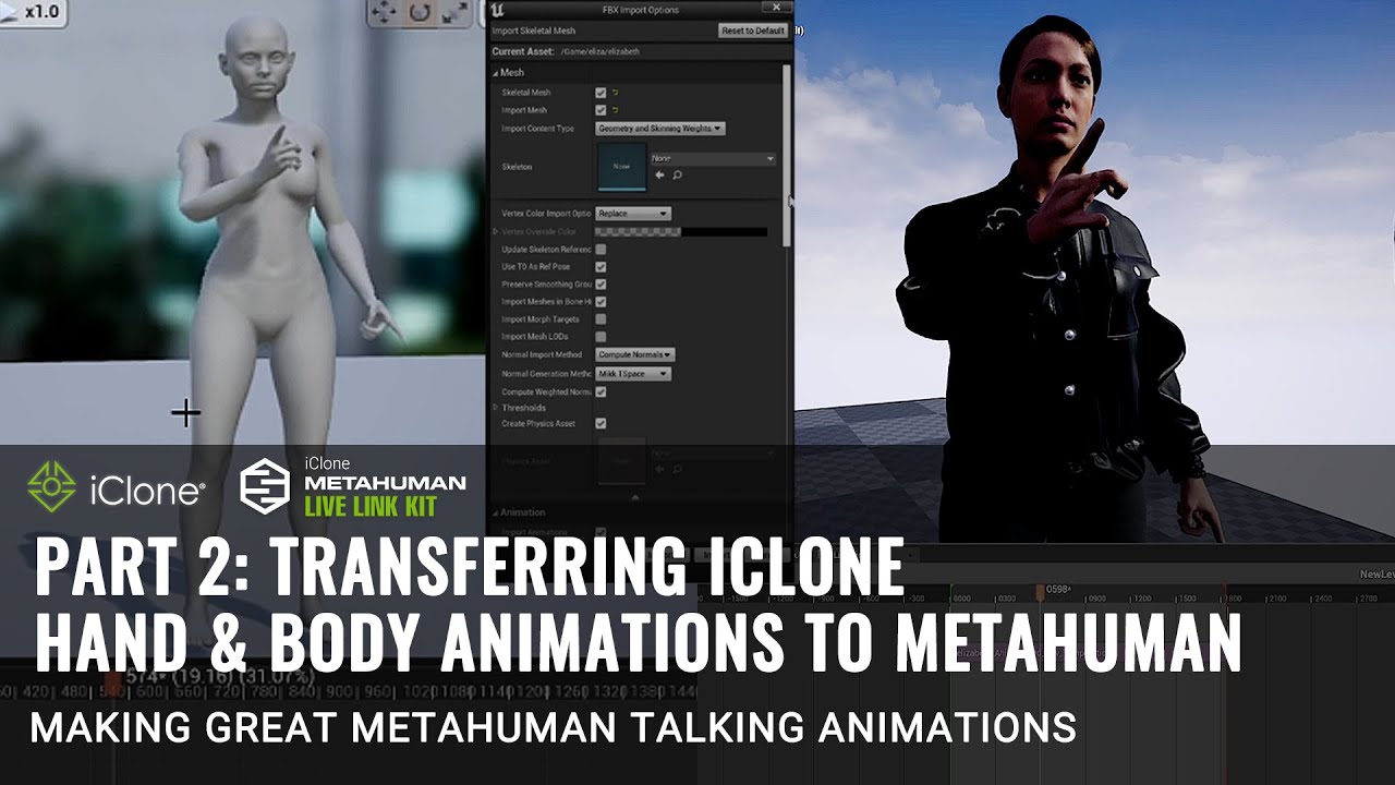 Making Great MetaHuman Talking Animations | Part 2 - Transferring Hand & Body Motions to MetaHuman