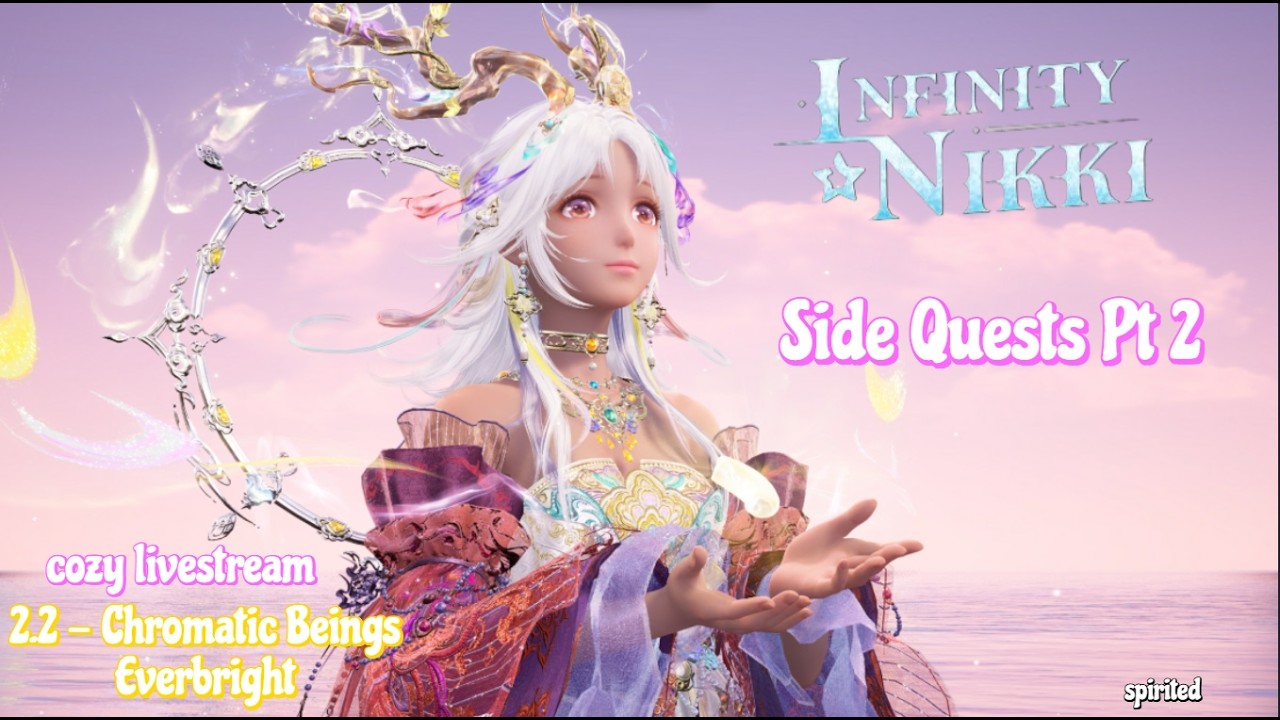 Side Quests PT. 2 ⋆｡°✩ 2.2 Chromatic Beings Everbright Update 💛💜 #infinitynikki #newbloomfestival