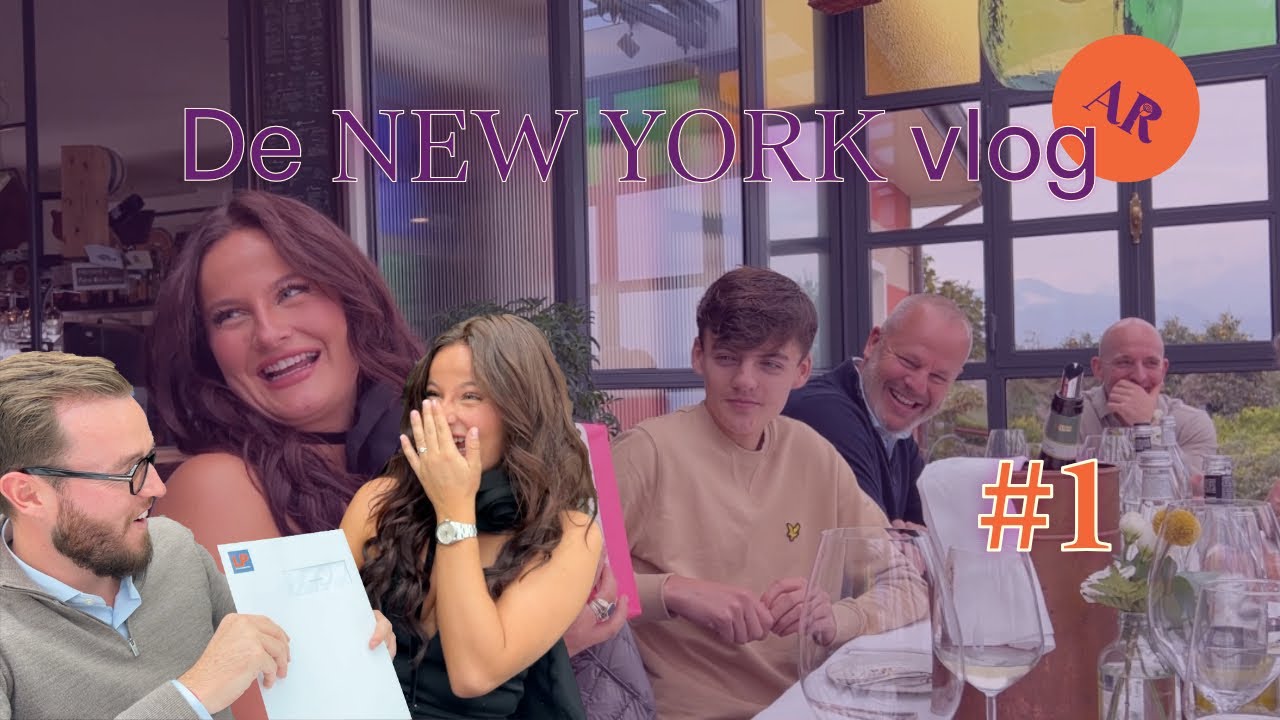 De NEW YORK vlog #1 I OMG krijg ik dit cadeau?!