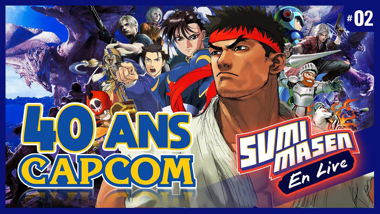 SUMIMASEN TURBO fête les 40 ANS DE CAPCOM à JAPAN EXPO 2023 (LIVE VOD) 🔴