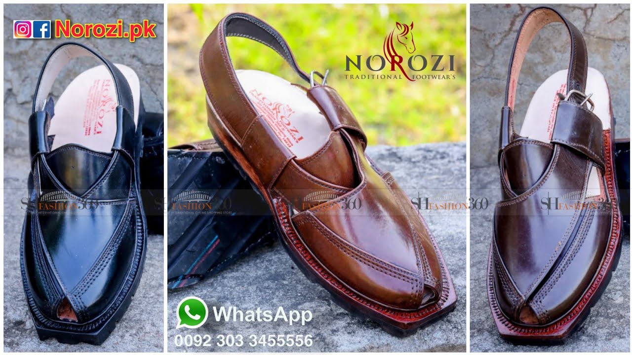 Handmade Norozi Chappal with Double Tire Sole | Best Online Norozi Chappal in Pakistan 03033455556
