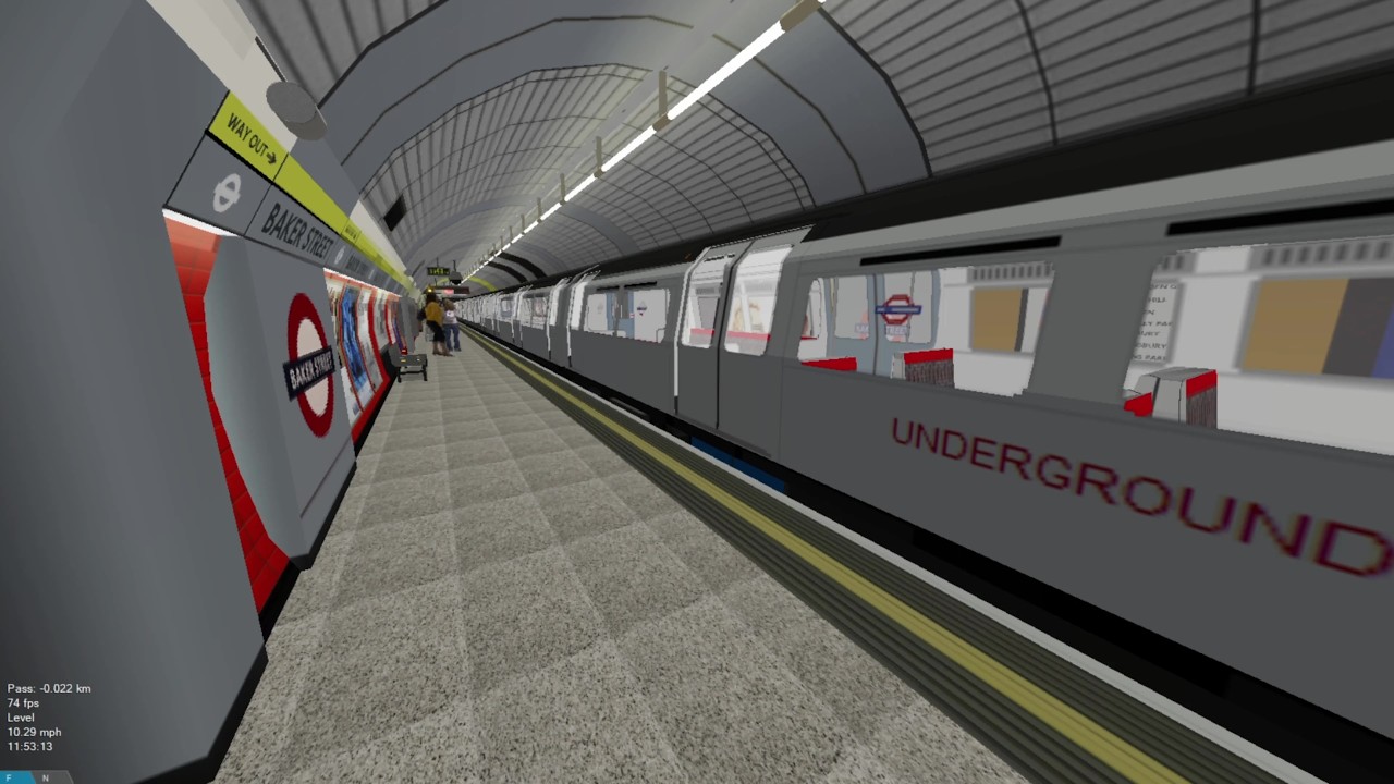 OpenBVE / Train Sim World 5: Baker Street Observations
