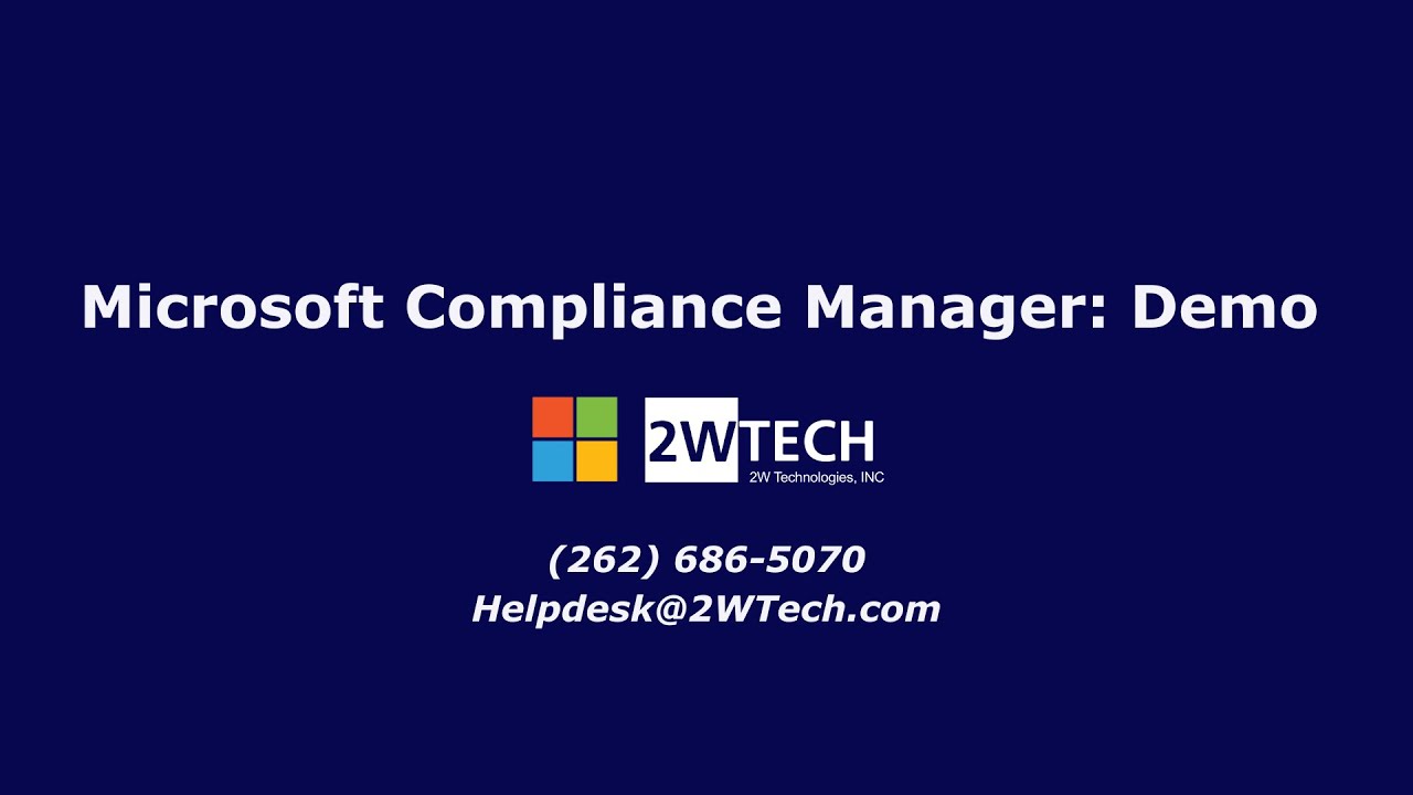 Microsoft Purview Compliance Manager Demo: Master Regulatory Compliance in Microsoft 365