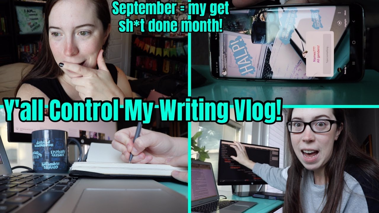 Y'ALL CONTROL MY WRITING VLOG // 