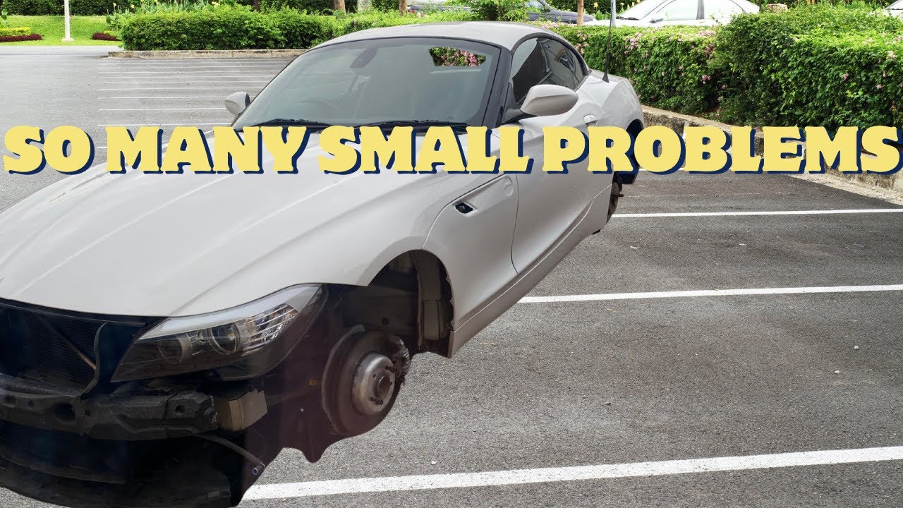 Repairing a crash damaged BMW Z4 e89 but it has other issues