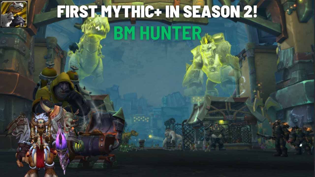 First BM Hunter Mythic+ In Season 2 War Within! #WorldofWarcraft #WarWithin