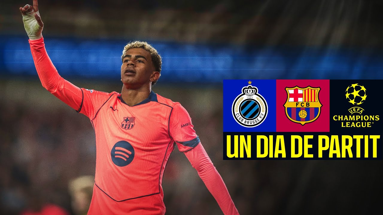 CLUB BRUGGE 3 vs 3 FC BARCELONA | CRAZY DRAW IN BRUGES🔥 | Un Dia De Partit 🔵🔴