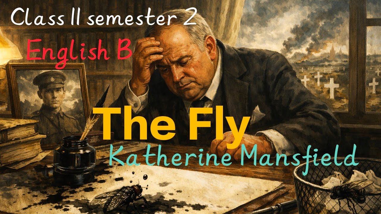 The Fly | Katherine Mansfield | Easy Explanation in Hindi | Class 11 semester 2