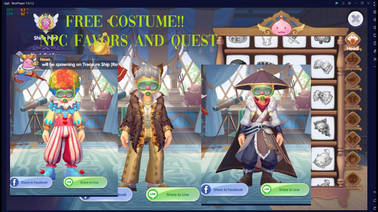 TOP NPC FAVOR & QUEST RAGNAROK X NEXT GENERATION ROX GUIDE FREE COSTUME