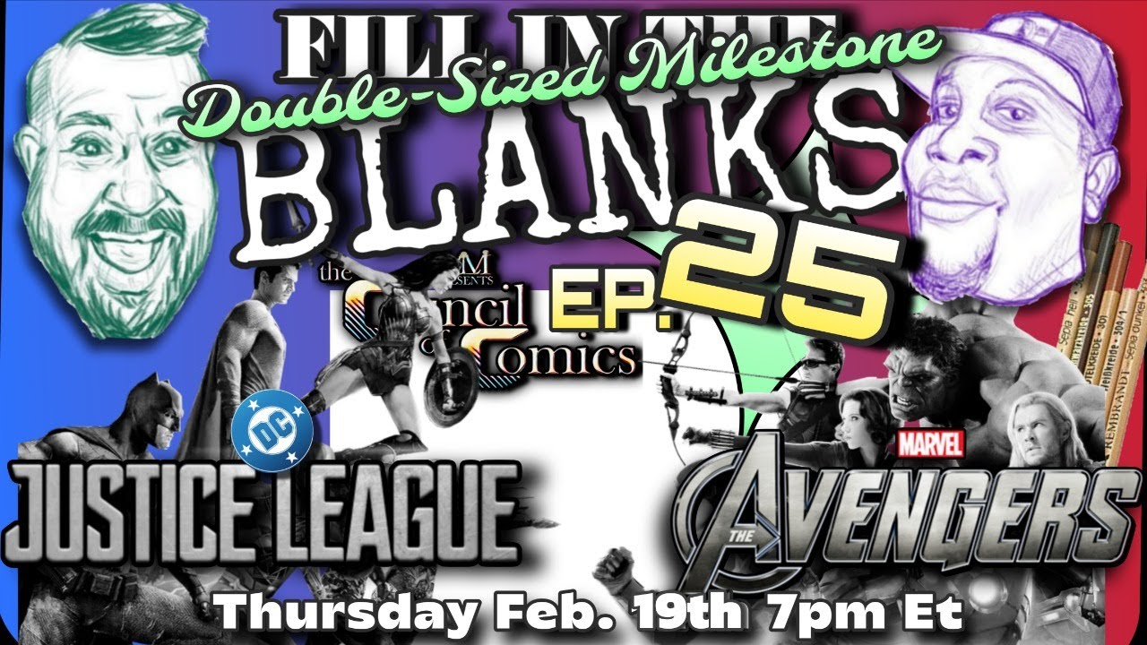 FILL IN THE BLANKS episode 25 Drawing AVENGERS VS JUSTICE LEAGUE #drawing #CROSSOVER 📱