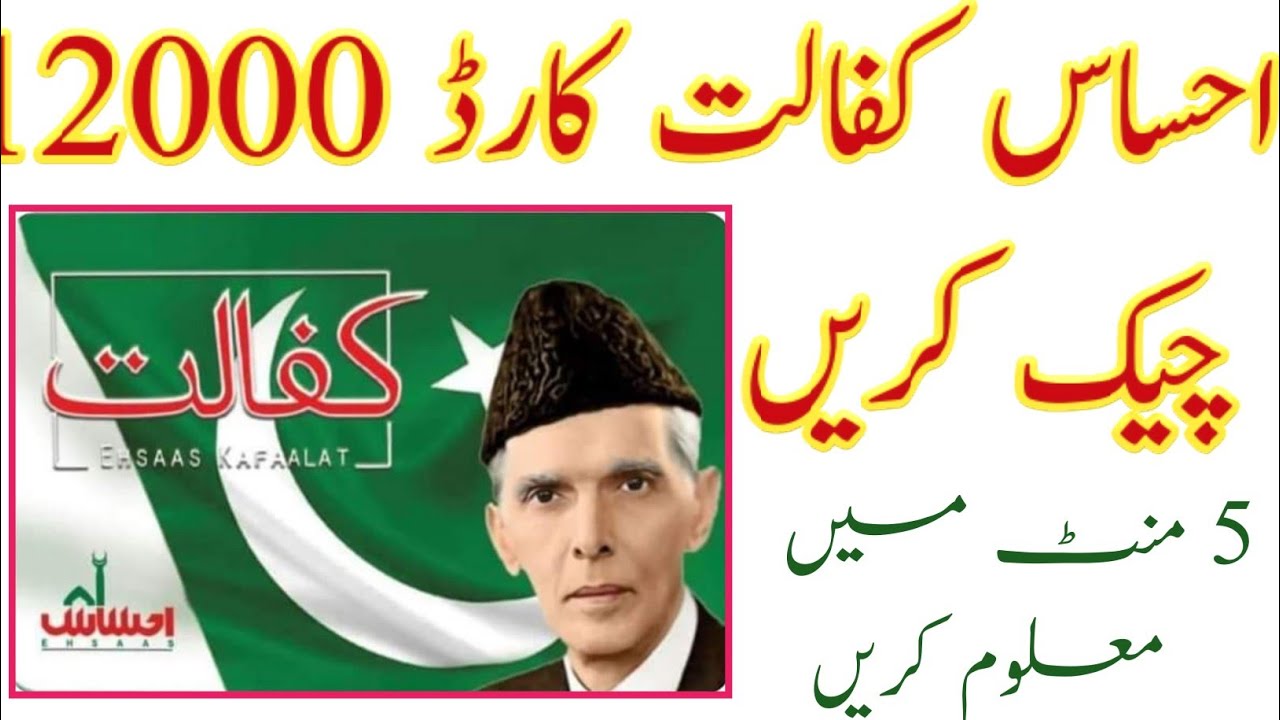 Check Payment 12000 ehsas program 8171 ||8171 Ehsas Emergency Cash 12000 Check ||2021 Ehsas Program