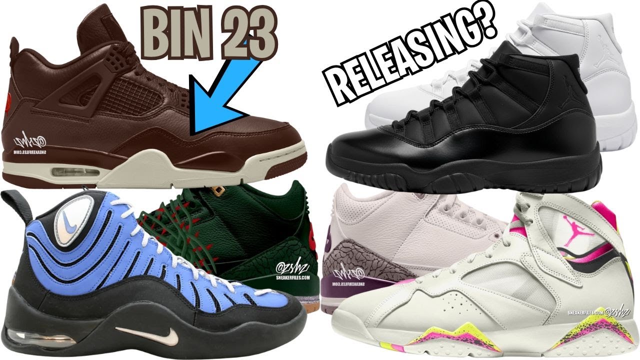 AIR JORDAN 4 BIN 23, CDG AIR JORDAN 11 RELEASING? AIR BAKIN ROYAL, JORDAN 7 TENNIS DAY + MORE