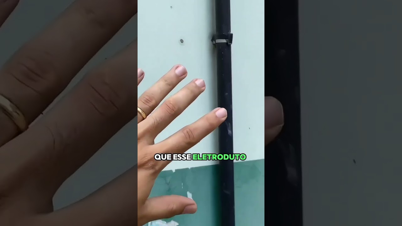 Erro comum em descida de SPDA. #spdaeaterramento #spda